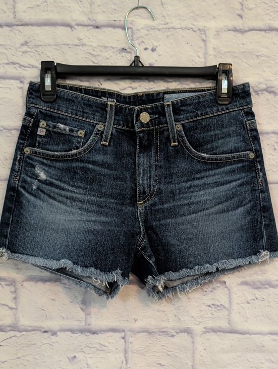 Ag Adriano Goldschmied Pants - AG "The Bryn" Ex-boyfriend Cutoffs Dark Wash Denim Shorts - Size 24